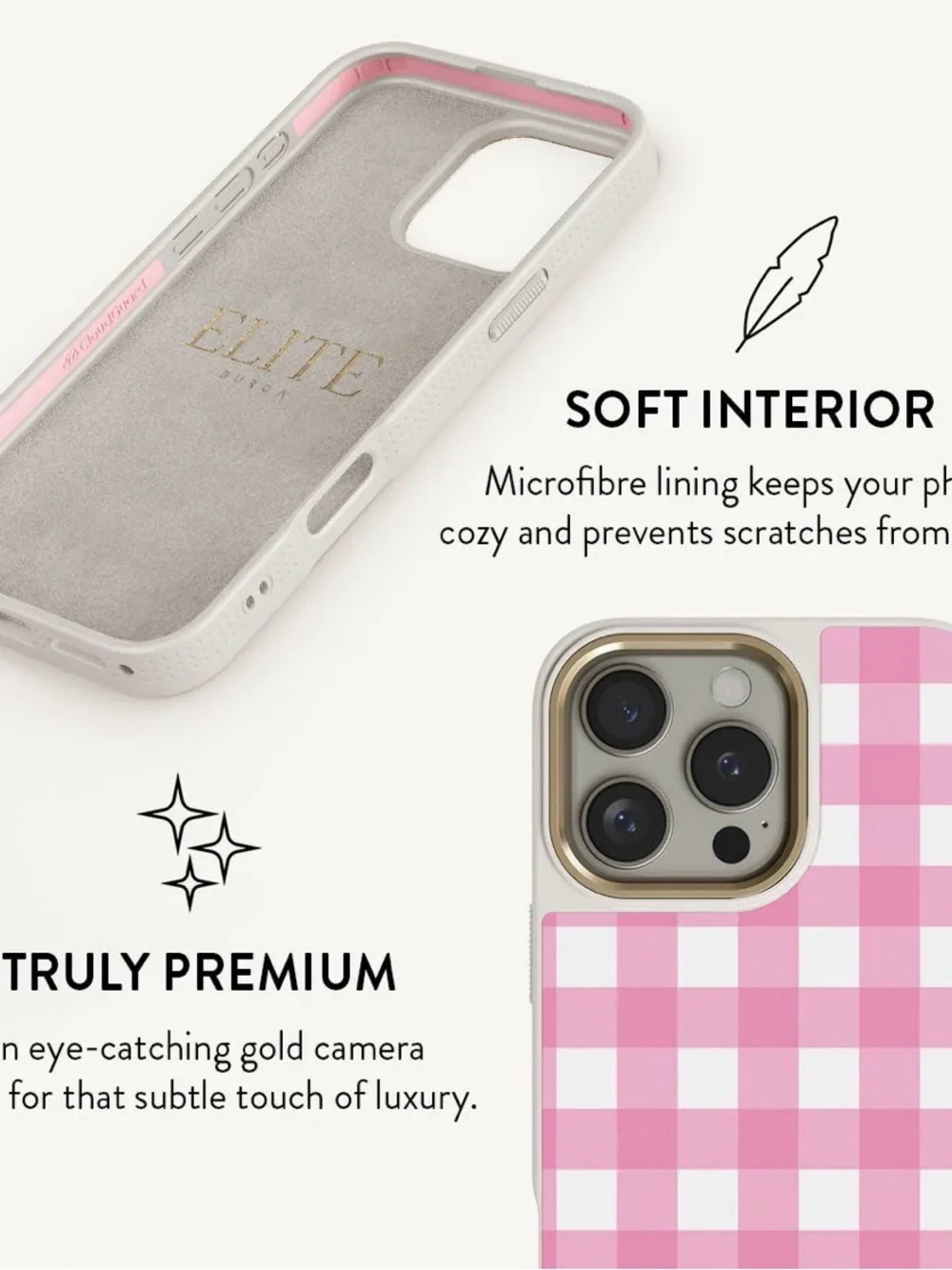 BURGA Think Pink Elite iPhone 16 Pro Max Phone Case